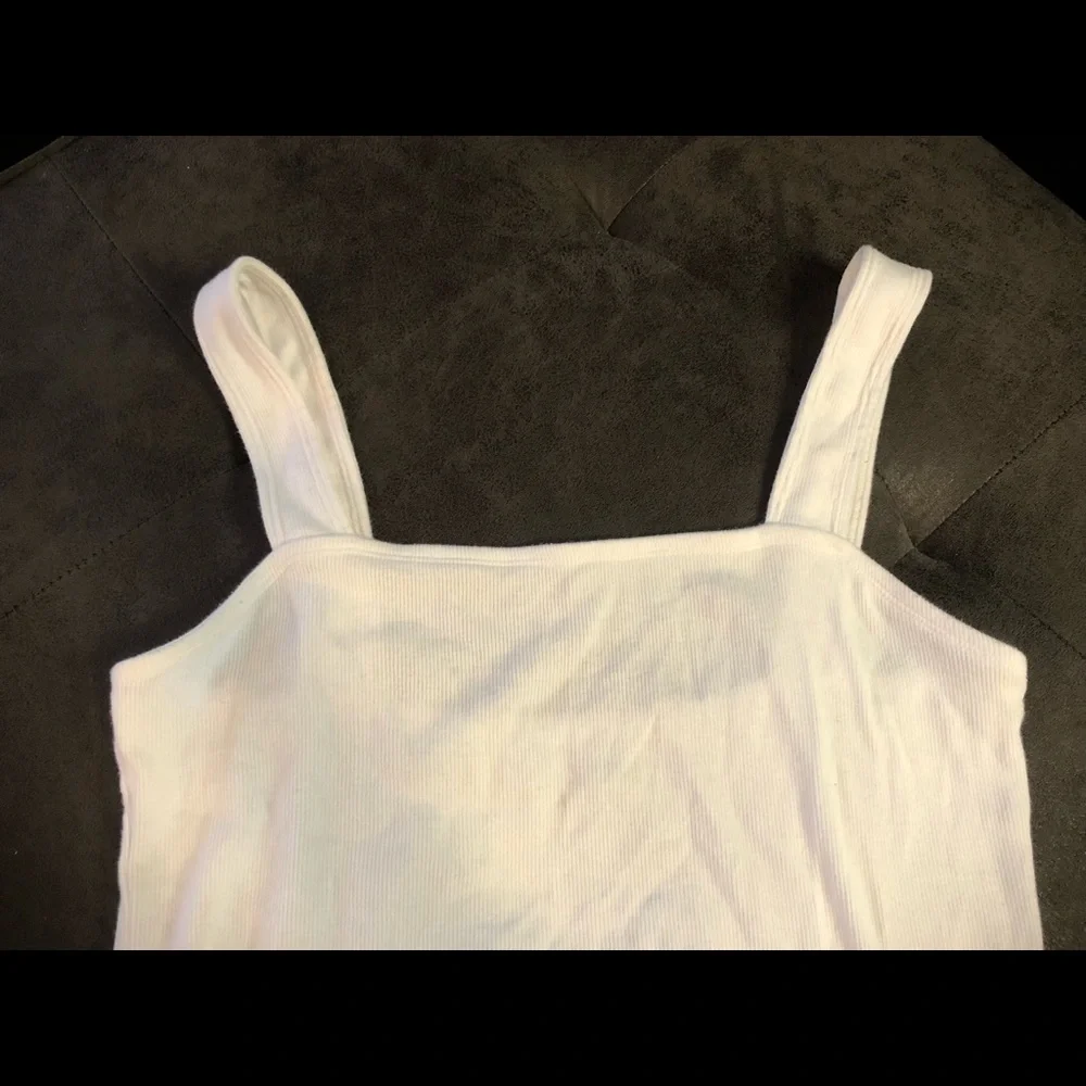 A&F Square-neck Ribbed Tank - Picture 2 of 7